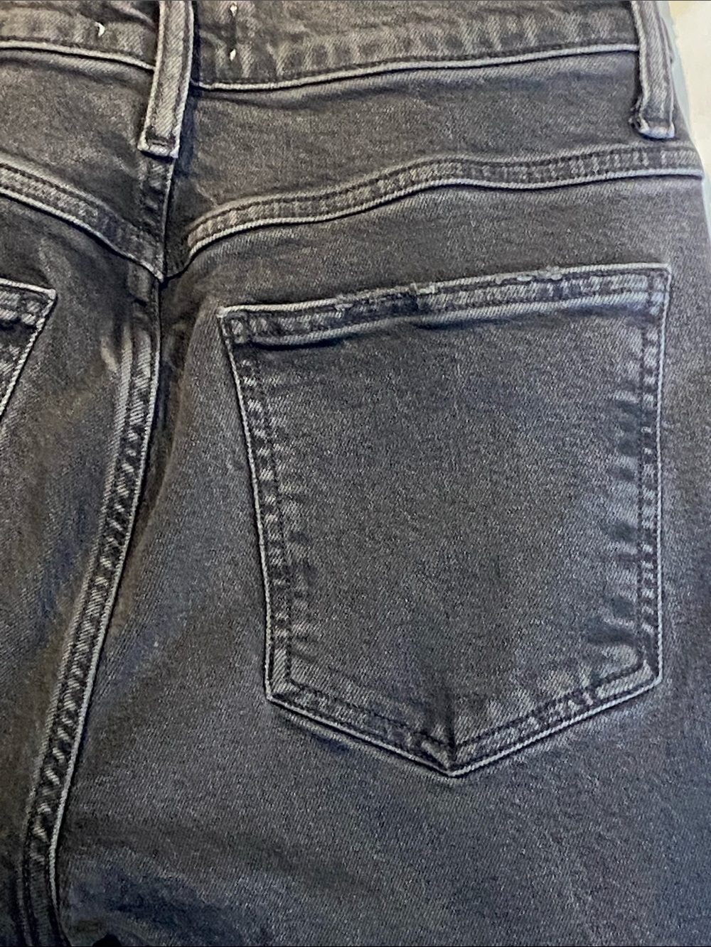 AGOLDE Pinch Waist High Rise Kick Flare Jeans Charcoal Black Minimalist 29 - Picture 15 of 16